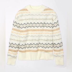 American Eagle Fair Isle Crewneck Sweater - Size XL